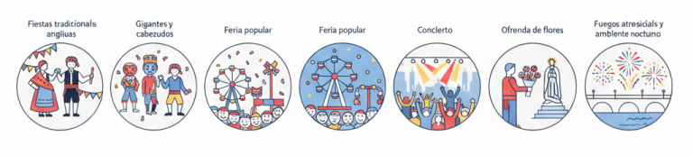 Evolución de las fiestas del pilar